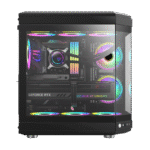 Carcasă PC Gamemax HYPE, Midi-Tower, Fără PSU, Negru - imagine 2