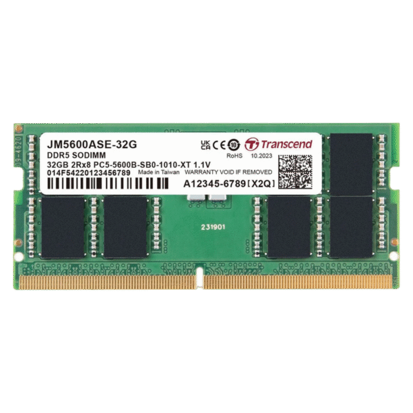 Memorie RAM Transcend JetRam, DDR5 SDRAM, 5600 MHz, 48GB, JM5600ASE-48G