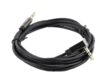 Cablu audio Cablexpert CCAP-444L-6, 3.5mm 3-pin (M) - 3.5mm 3-pin (M), 1,8m, Negru - imagine 3
