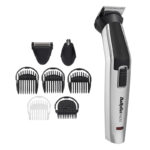 Trimmer pentru bărbați BaByliss 8-in-1 Titanium Multi Trimmer MT726E, Argintiu | Negru - Image 6