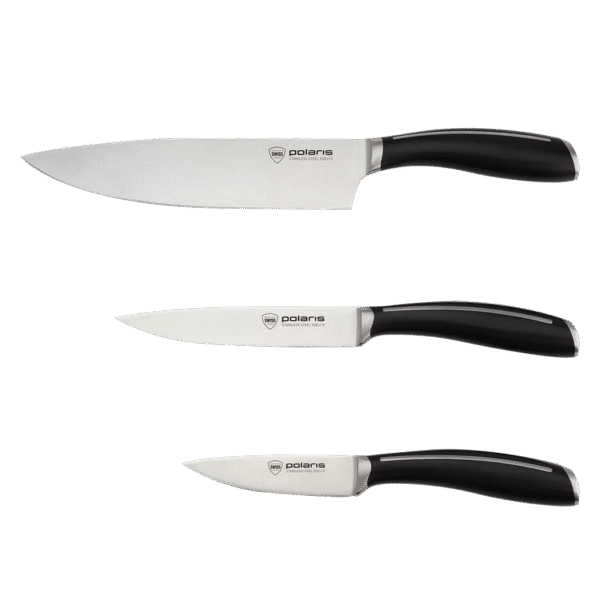 Set de Cuțite Polaris Stein-3SS, Negru