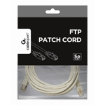 Patch cord Cablexpert PP22-5M, Cat5e FTP, 5m, Gri - imagine 7