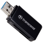 Cititor de carduri Transcend TS-RDF5, USB Type-A, Negru