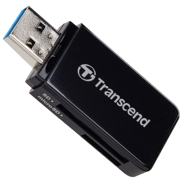 Cititor de carduri Transcend TS-RDF5, USB Type-A, Negru