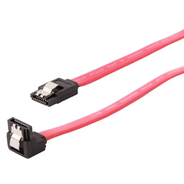 Cable Serial ATA III   30 cm data, 90 degree connector, metal clips, Cablexpert CC-SATAM-DATA90-0.3M