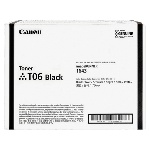 Toner Canon T06, Negru