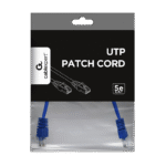 Patch cord Cablexpert PP12-0.25M/B, CAT5e UTP, 0,25m, Albastru - Image 4