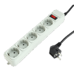 Prelungitor electric Gembird GMB SPG3-B-10C, 5 Prize, 3 m, Alb