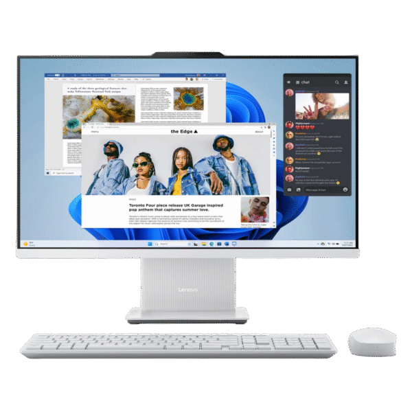 Computer All-in-One Lenovo IdeaCentre AIO 27ARR9, 27", AMD Ryzen 7 7735HS, 16GB/1024GB, Fără SO, Cloud Grey