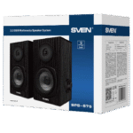 Boxe pentru calculator 2.0 SVEN SPS-575, Negru - imagine 3