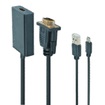 Convertor Video/Audio Cablexpert A-VGA-HDMI-01, VGA D-Sub + 3.5 mm Jack - HDMI (F), 0,15m, Negru