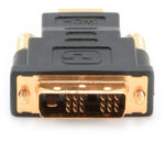 Adaptor Video Cablexpert A-HDMI-DVI-1, HDMI (M) - DVI-I (M), Negru - imagine 2