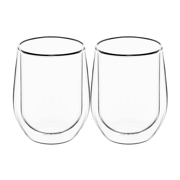 Set de pahare Ardesto AR2637G, 320 ml, 2 bucs, Transparent