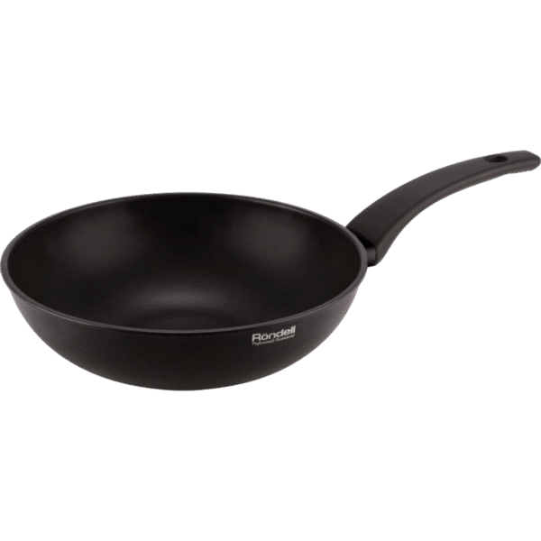Tigaie WOK Rondell RDA-1646, 3,2L, 28cm, Negru