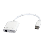 Audio Adaptor Cablexpert A-CM-3.5FP-01, USB Type-C (M) - 3.5mm 4-pin (F), 0,01m, Alb - imagine 5