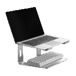 Stand pentru laptop Gembird NBS-D1-01, 15,6", Argintiu - Image 3