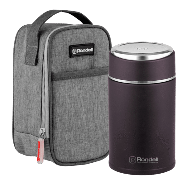 Termos pentru alimente Rondell RDS-1661, 0,7L, Bordo