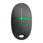 Buton de urgență Ajax SpaceControl, Negru