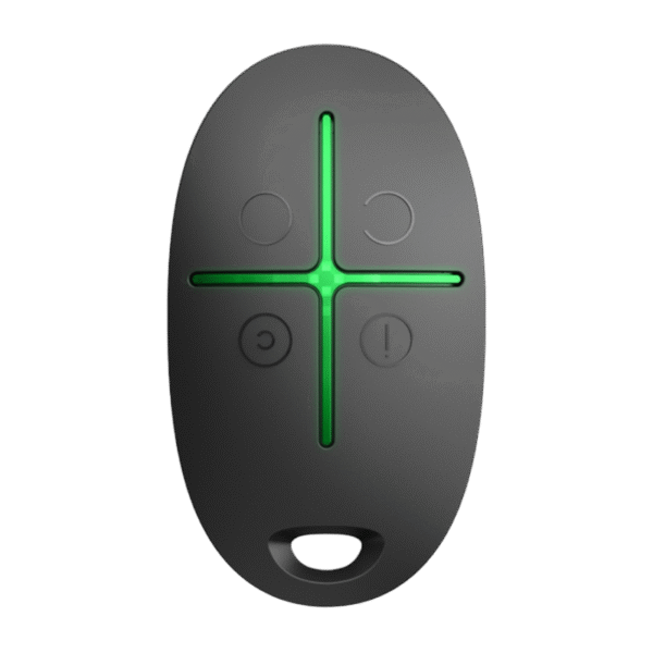 Buton de urgență Ajax SpaceControl, Negru