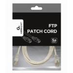 Patch cord Cablexpert PP22-1.5M, Cat5e FTP, 1,5m, Gri - imagine 6