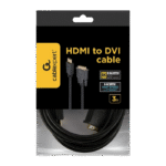 Cablu Video Cablexpert CC-HDMI-DVI-10, HDMI (M) - DVI-I (M), 3m, Negru - Image 3