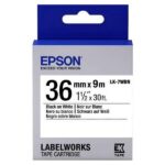 Cartuş de bandă Epson LK-7WBN, 36 mm x 9 m - imagine 2