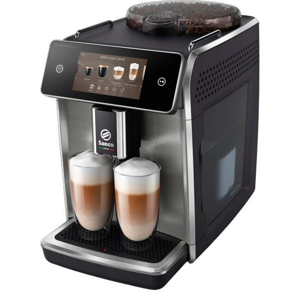 Aparat de cafea Saeco SM6685/00, Negru | Oțel inoxidabil