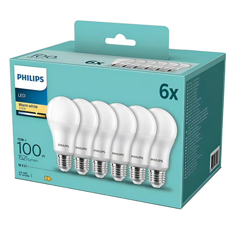 aa3d6f49-3efe-46bf-8144-830fc009478b Bec cu LED Philips FR ND 6PF/6 DISC, E27, Alb Cald - Image 1