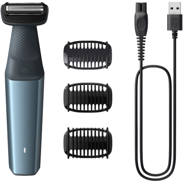 Trimmer pentru bărbați Philips BG3027/05, Negru | Albastru