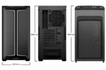 Carcasă PC be quiet! Pure Base 501 DX, Midi-Tower, Fără PSU, Negru - imagine 7
