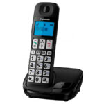 Telefon DECT Panasonic KX-TGE110, Negru - Image 2