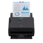 Scaner de documente cu alimentare automată Canon imageFORMULA DR-S250N, A4, Negru