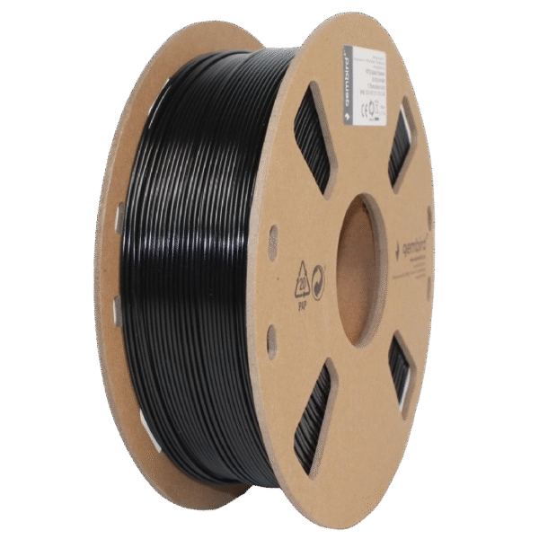 Filament pentru imprimantă 3D Gembird 3DP-PETG1.75-01-BK, PETG, Negru , 1.75 mm, 1kg