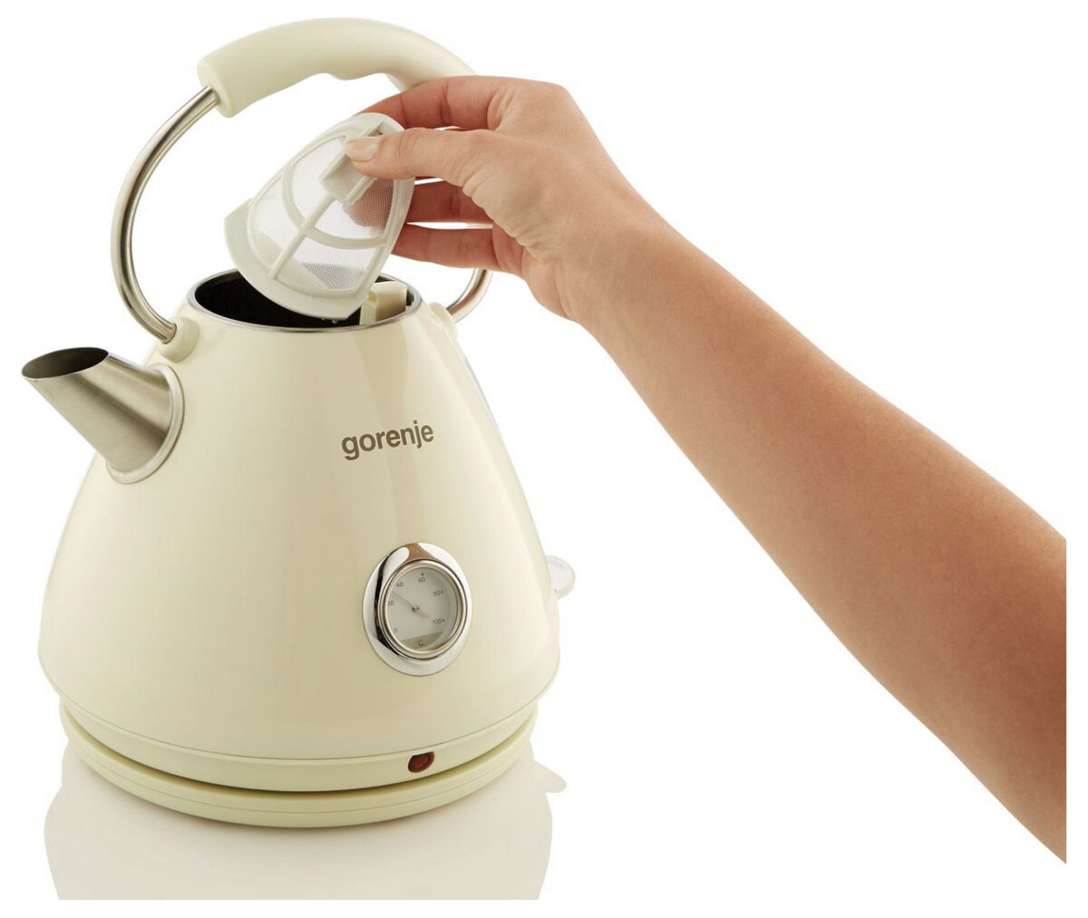 Fierbător electric Gorenje K17CLI, Bej - imagine 3