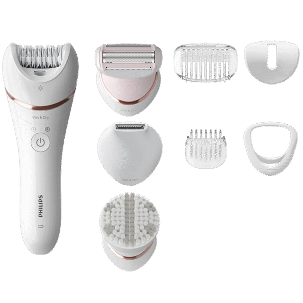 Epilator Philips BRE735/00, Alb | Roz