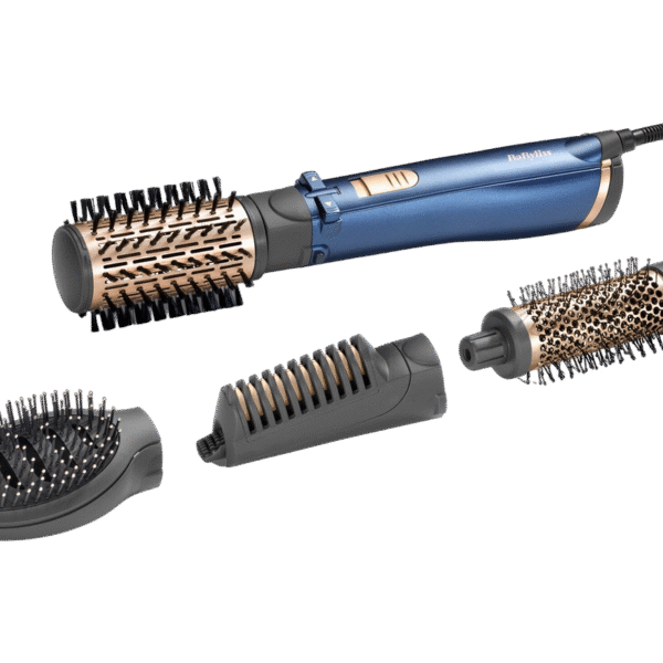 Uscător de păr-perie BaByliss AS965E, 1000W, Albastru