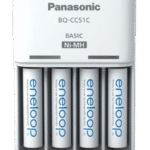 Încărcător Acumulatori Panasonic K-KJ51MCD04E, Alb