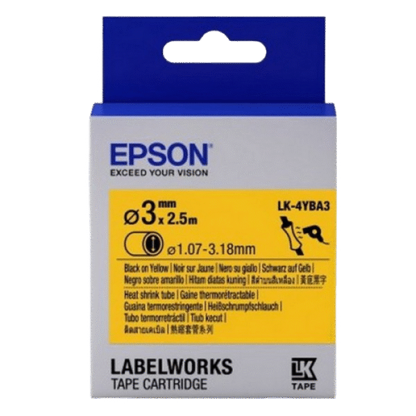Cartuş de bandă Epson LK-4YBA3, 4 mm x 2,5 m