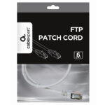 Patch cord Cablexpert PP6-0.5M/W, Cat6 FTP , 0,5m, Alb - Image 2