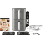 Friteuză cu aer cald Ninja Double Stack XL Smart SL451EU, Gri - imagine 30