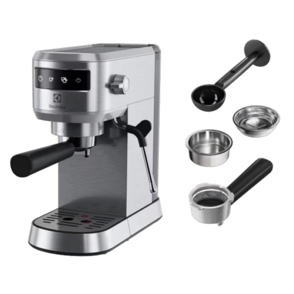 Cafetiera manuala Electrolux E6EC1-6ST, 1450W, Oțel inoxidabil