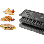 Aparat pentru sandwich multifunctional Gorenje SM703GCB, Negru - imagine 10
