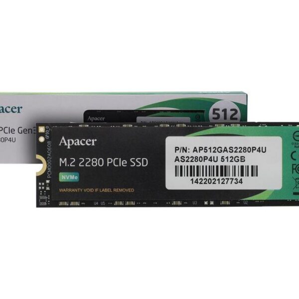 Unitate SSD Apacer AS2280P4U, 512GB, AP512GAS2280P4U-1