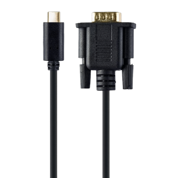 Cablu Video Cablexpert A-CM-VGAM-01, USB Type-C (M) - VGA (M), 0.15 m, Negru