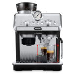Cafetiera manuala DeLonghi EC9155.MB, 1400W, Negru - imagine 2