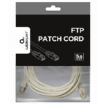 Patch cord Cablexpert PP22-3M, Cat5e FTP, 3m, Gri - imagine 2
