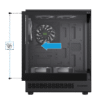 Carcasă PC Gamemax Vista COC AB, Midi-Tower, Fără PSU, Negru - Image 10