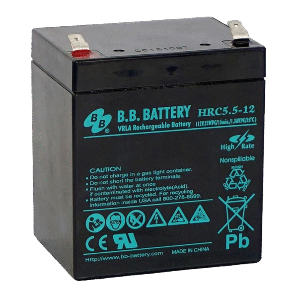 Acumulator UPS B.B. HRC5.5-12, 12V, 5,5Ah