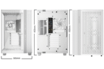 Case ATX be quiet! Ligh Base 600 LX, w/o PSU, 4x120mm ARGB fan, ARGB strips, Front & Side TG, DF, VG - imagine 3