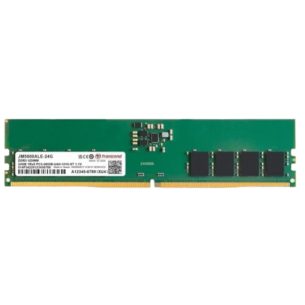 Memorie RAM Transcend JetRam, DDR5 SDRAM, 5600 MHz, 24GB, JM5600ALE-24G